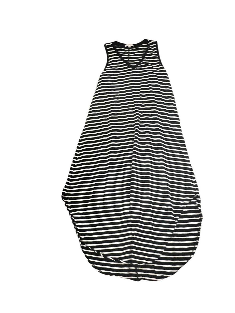 Z Supply Black and White Striped Maxi Dress